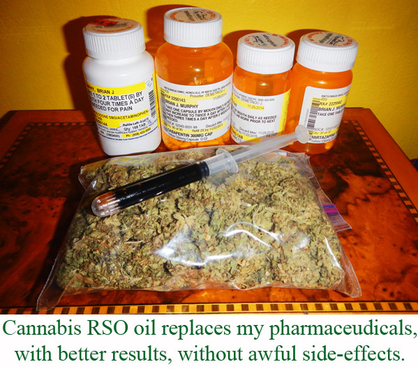 Cannabis RSO oil v Pharma